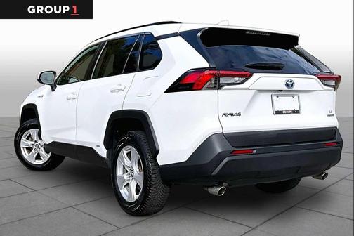 Super White 2020 Toyota RAV4 Hybrid LE