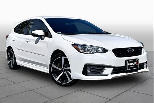 Crystal White Pearl 2020 Subaru Impreza Sport 5-Door