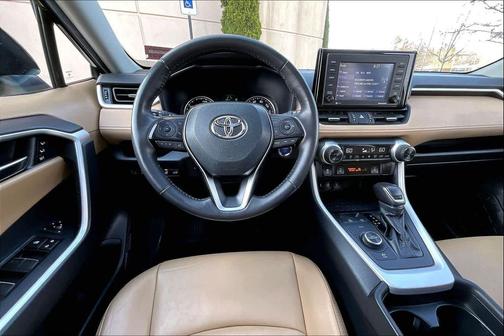 Midnight Black Metallic 2021 Toyota RAV4 Hybrid XLE Premium