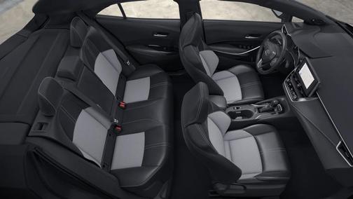 Blue Crush Metallic/Midnight Black Metallic 2026 Toyota Corolla XSE