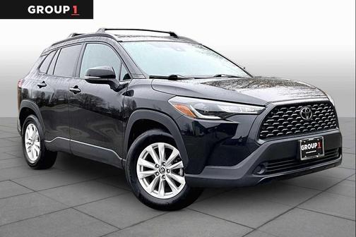 Jet Black 2022 Toyota Corolla Cross LE