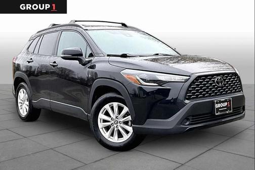 Jet Black 2022 Toyota Corolla Cross LE