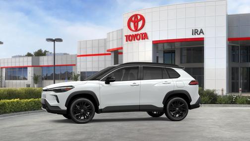 Wind Chill Pearl/Jet Black 2026 Toyota Corolla Hybrid SE