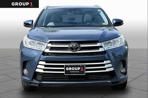 Shoreline Blue Pearl 2018 Toyota Highlander XLE