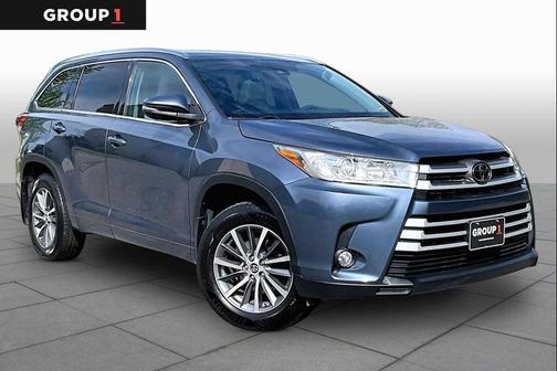 Shoreline Blue Pearl 2018 Toyota Highlander XLE