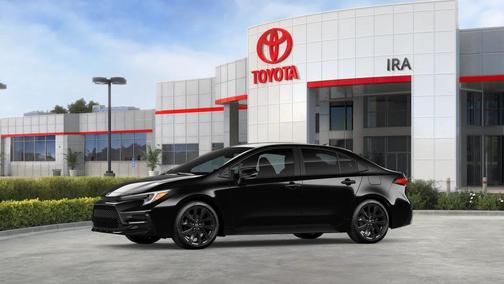 Midnight Black Metallic 2026 Toyota Corolla SE