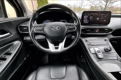 Twilight Black 2023 Hyundai SANTA FE HEV SEL Premium