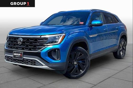 Kingfisher Blue Metallic 2024 Volkswagen Atlas Cross Sport 2.0T SE w/Technology 4MOTION