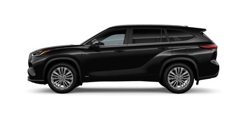 Midnight Black Metallic 2026 Toyota Highlander Hybrid Platinum
