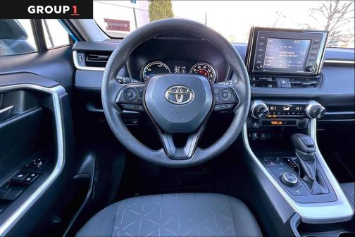 Blue Flame 2020 Toyota RAV4 Hybrid XLE