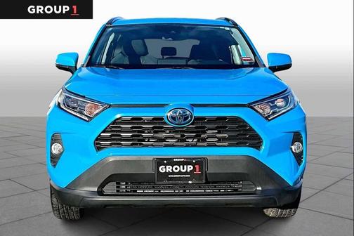Blue Flame 2020 Toyota RAV4 Hybrid XLE