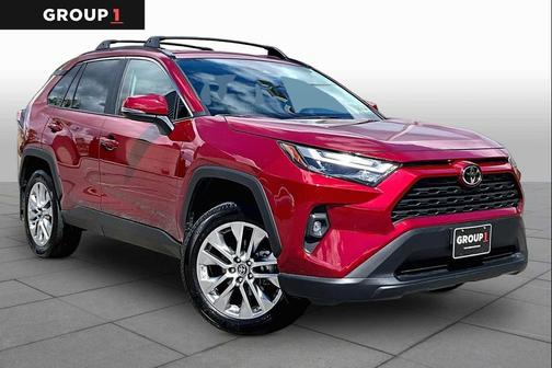 Ruby Flare Pearl 2025 Toyota RAV4 XLE Premium