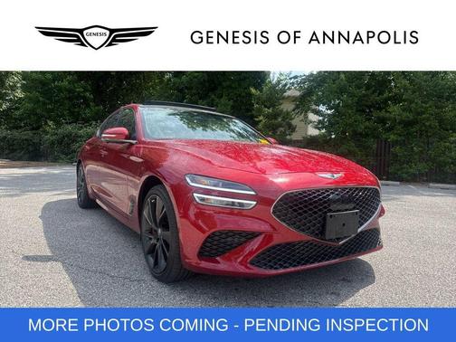 Red 2023 Genesis G70 3.3T