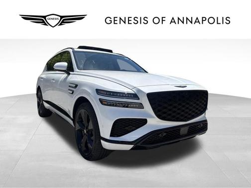 Alta White 2026 Genesis GV80 3.5T Prestige Black