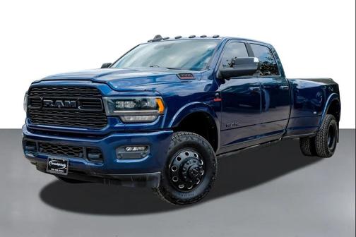Patriot Blue Pearlcoat 2021 RAM 3500 Limited Crew Cab 4x4 8' Box