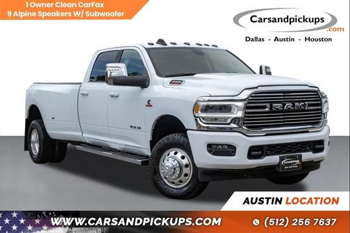 Bright White Clearcoat 2024 RAM 3500 Laramie Crew Cab 4x4 8' Box