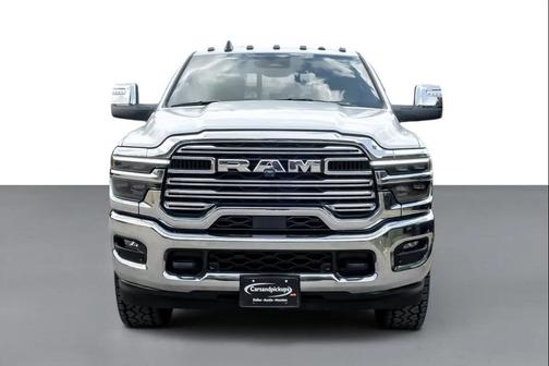 Bright White Clearcoat 2025 RAM 3500 Laramie Crew Cab 4x4 8' Box