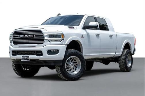 Bright White Clearcoat 2019 RAM 2500 Laramie Mega Cab 4x4 6'4' Box