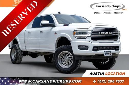 Bright White Clearcoat 2019 RAM 2500 Laramie Mega Cab 4x4 6'4' Box