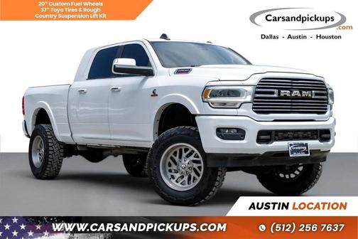 Bright White Clearcoat 2019 RAM 2500 Laramie Mega Cab 4x4 6'4' Box