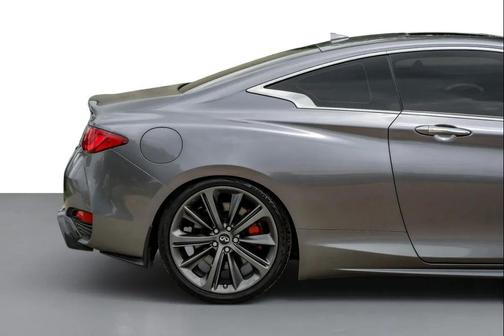 Graphite Shadow 2018 INFINITI Q60 3.0t Red Sport 400