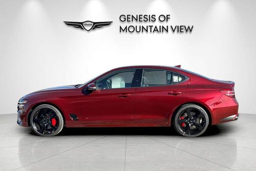 Red 2026 Genesis G70 3.3T Sport Prestige