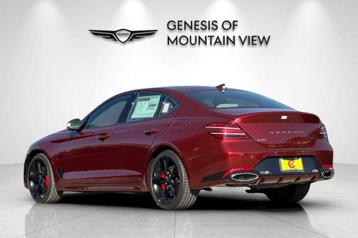 Red 2026 Genesis G70 3.3T Sport Prestige