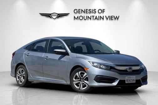Silver 2017 Honda Civic LX