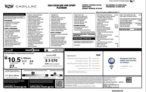 2024 Cadillac Escalade Sport Platinum