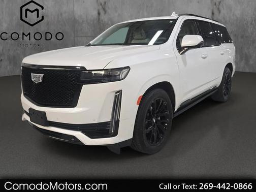 Crystal White Tricoat 2024 Cadillac Escalade Sport Platinum