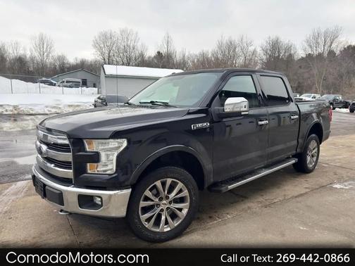 Shadow Black 2016 Ford F-150 Lariat Truck