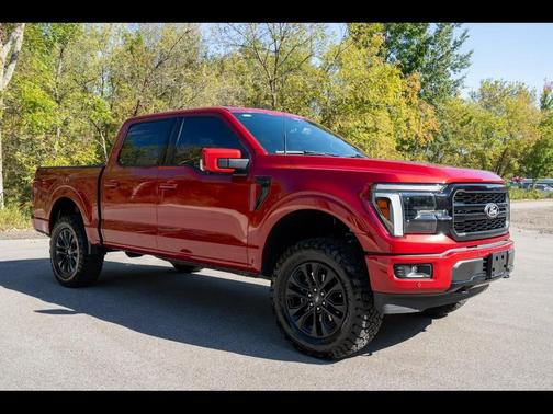 Rapid Red Metallic Tinted Clearcoat 2025 Ford F-150 Lariat