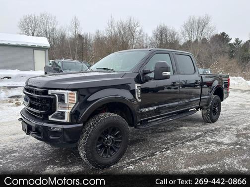 Agate Black Metallic 2022 Ford F-350 Platinum Truck