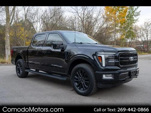 Agate Black Metallic 2024 Ford F-150 Lariat