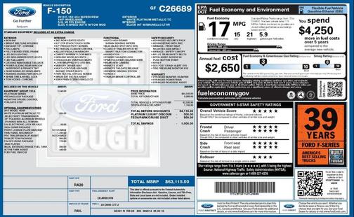 2016 Ford F-150 Platinum