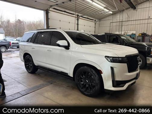 Crystal White Tricoat 2023 Cadillac Escalade Sport Platinum