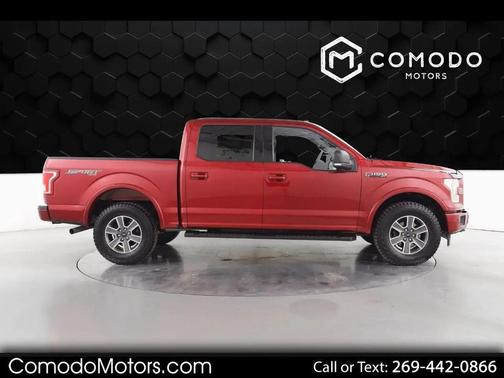 RED 2017 Ford F-150 XLT Truck