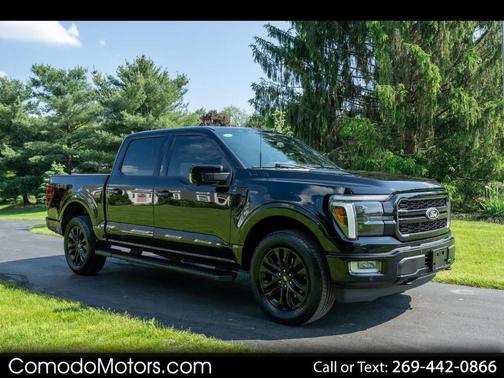 Agate Black Metallic 2024 Ford F-150 Lariat