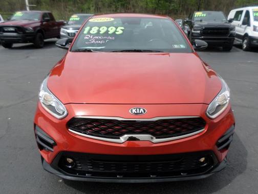 Fire Orange 2020 Kia Forte GT-Line