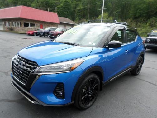 Blue 2024 Nissan Kicks SR