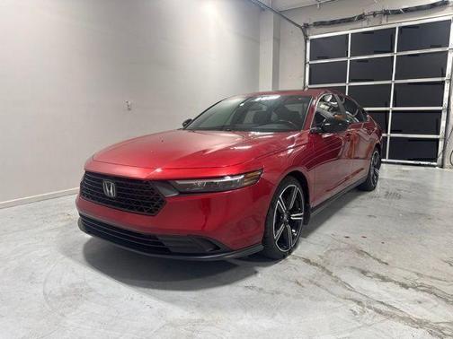 Radiant Red Metallic 2023 Honda Accord Hybrid Sport