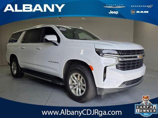 Summit White 2023 Chevrolet Suburban LT