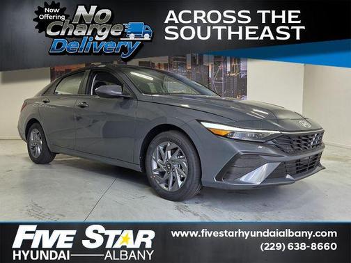 Gray 2026 Hyundai ELANTRA HEV Blue