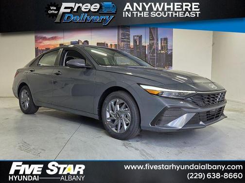 Gray 2026 Hyundai ELANTRA HEV Blue