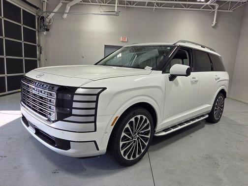 White Pearl 2026 Hyundai Palisade Hybrid Calligraphy