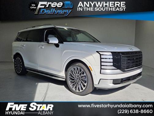White Pearl 2026 Hyundai Palisade Hybrid Calligraphy