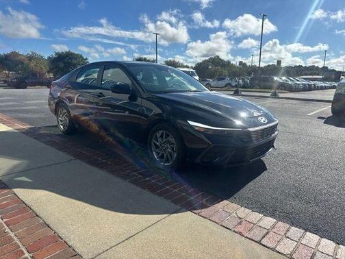 Black 2025 Hyundai ELANTRA HEV Blue