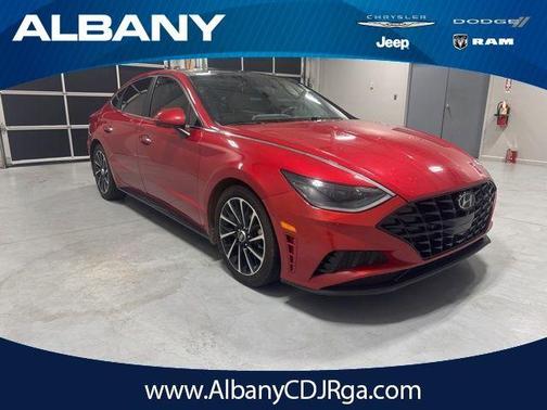 Calypso Red 2021 Hyundai SONATA Limited