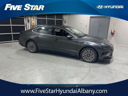 Gray 2025 Hyundai SONATA Hybrid Limited