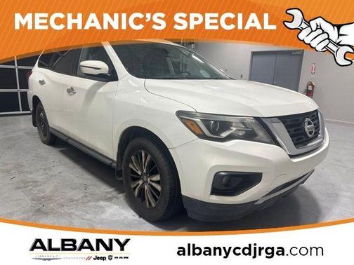 Glacier White 2017 Nissan Pathfinder SV
